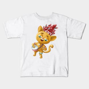 Indian cat Kids T-Shirt